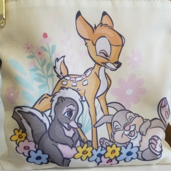 Loungefly Bambi & Friends Floral Small Crossbody - Picture 3 of 4